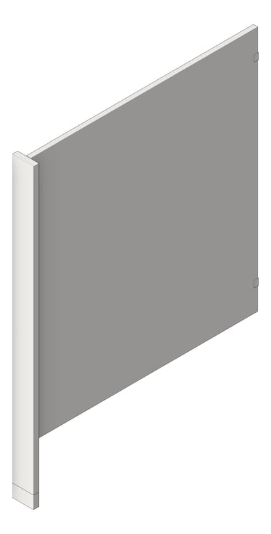 Navigate to UrinalScreen FloorAnchored GlobalPartitions StainlessSteel PilasterMount