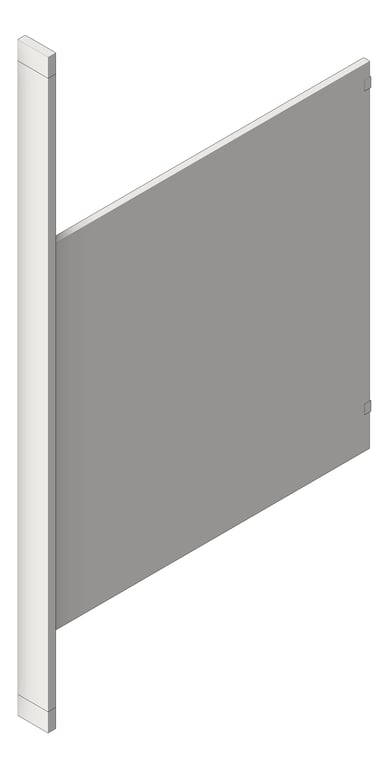 Navigate to UrinalScreen FloorToCeilingAnchored GlobalPartitions StainlessSteel PilasterMount