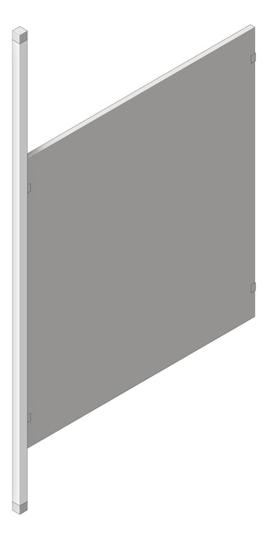 Navigate to UrinalScreen FloorToCeilingAnchored GlobalPartitions StainlessSteel PostMount