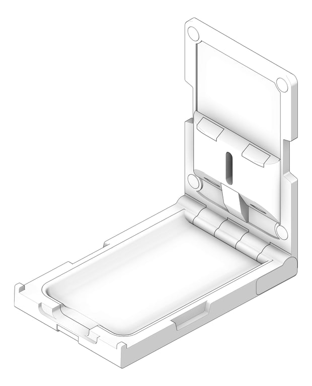 Image of BabyChangeStation SurfaceMount ASIJDMacDonald Vertical Plastic