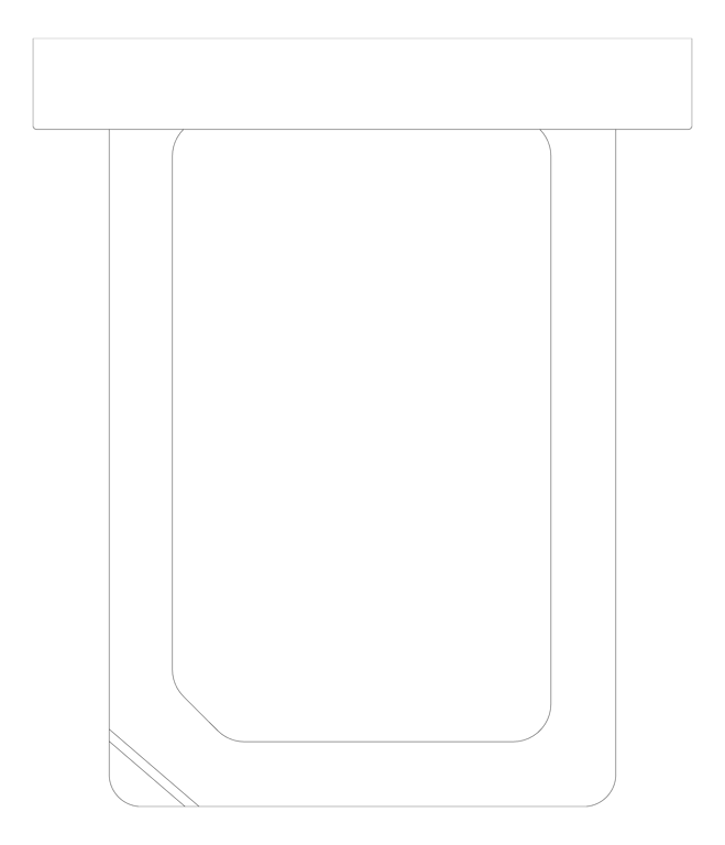 Plan Image of BabyChangeStation SurfaceMount ASIJDMacDonald Vertical StainlessSteelClad