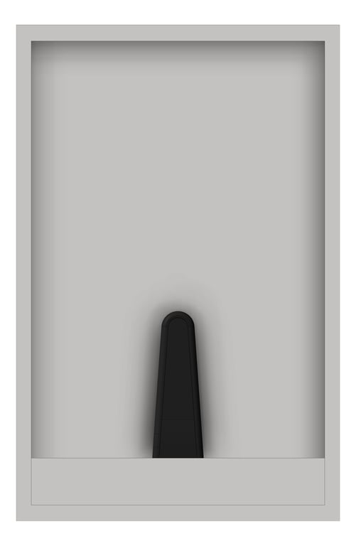Front Image of BabyChangeStation SurfaceMount ASIJDMacDonald Vertical StainlessSteel