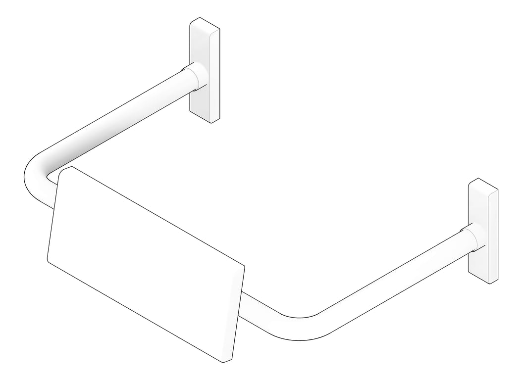 3D Documentation Image of BackRest SurfaceMount ASIJDMacDonald