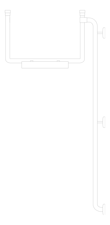 Plan Image of BackRest SurfaceMount ASIJDMacDonald 40degGrabRail LH