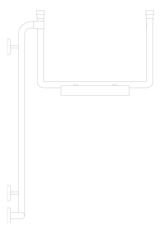 Plan Image of BackRest SurfaceMount ASIJDMacDonald 90degGrabRail RH