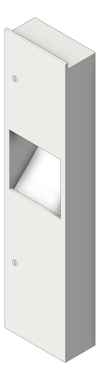Image of CombinationUnit SurfaceMount  ASIJDMacDonald Simplicity PaperDispenser WasteBin 26.5L