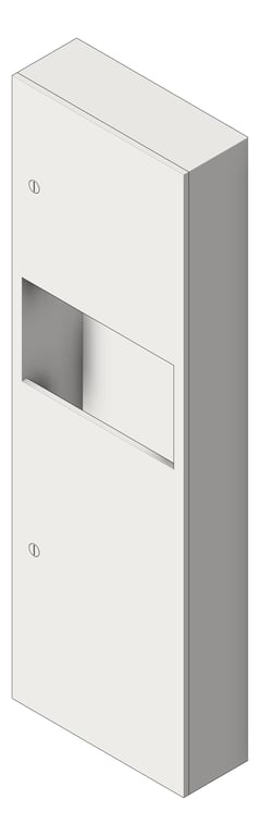 CombinationUnit SurfaceMount ASIJDMacDonald Simplicity PaperDispenser WasteBin 34L
