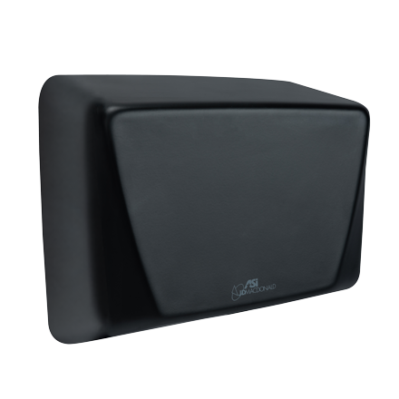 10-0199-2-41_ASIJDMacDonald_Turbo_Slim_Hand_Dryer_Matte_Black.png Image of HandDryer SurfaceMount ASIJDMacDonald TurboSlim