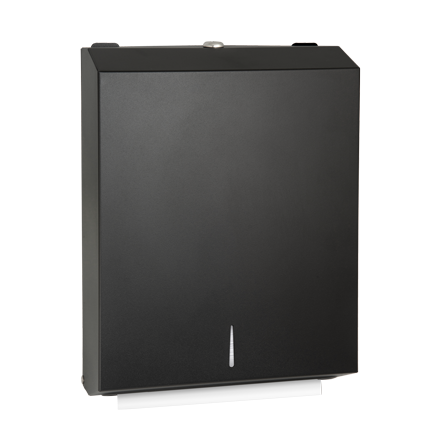 10-0212-41_ASIJDMacDonald_Paper_Towel_Dispenser_Single_Matte_Black.png Image of PaperDispenser SurfaceMount ASIJDMacDonald MatteBlack