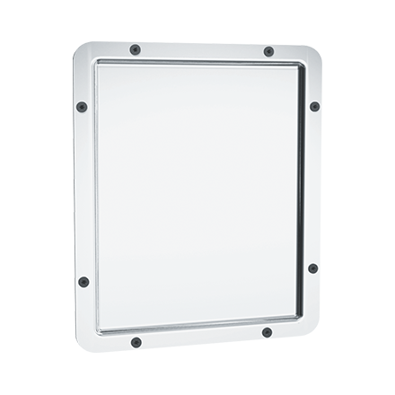 10-104_ASIJDMacDonald_Security_Mirror_Front_Mount_Web.png Image of Mirror SurfaceMount ASIJDMacDonald Security WallAnchorPlate