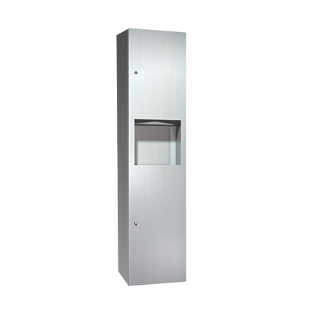 10-6467-9_ASIJDMacDonald_Paper_Towel_Dispenser__Waste_Bin_Surface_Mount_Simplicity_Web.png Image of CombinationUnit SurfaceMount ASIJDMacDonald Simplicity PaperDispenser WasteBin 16L