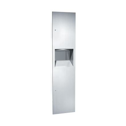 10-64676_ASIJDMacDonald_Paper_Towel_Dispenser__Waste_Bin_Recessed_Simplicity_Web.png Image of CombinationUnit Recessed ASIJDMacDonald Simplicity PaperDispenser WasteBin 26.5L