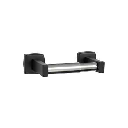 10-7305-41_ASIJDMacDonald_Toilet_Roll_Holder_Single_Matte_Black.png Image of ToiletRollHolder SurfaceMount ASIJDMacDonald SS Single