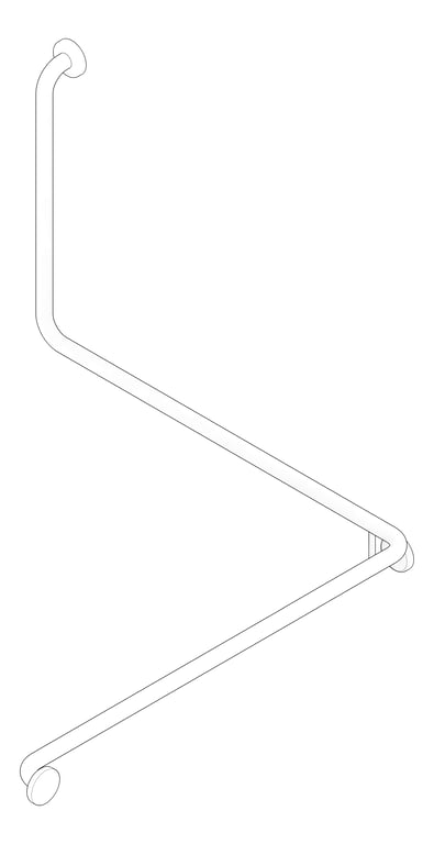 3D Documentation Image of GrabRail 90deg ASIJDMacDonald Corner RH GermShield