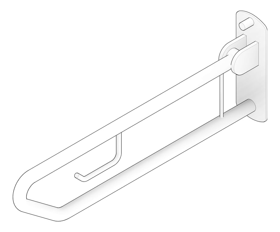 3D Documentation Image of GrabRail DropDown ASIJDMacDonald ToiletRoll