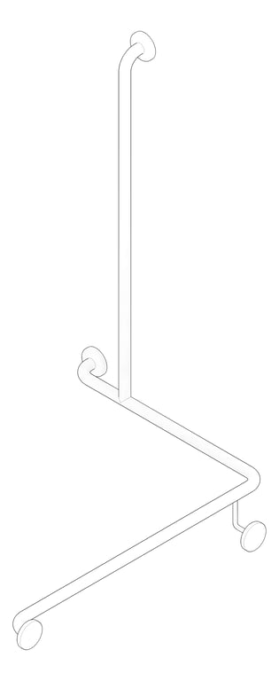 3D Documentation Image of GrabRail Tshape ASIJDMacDonald Corner RH