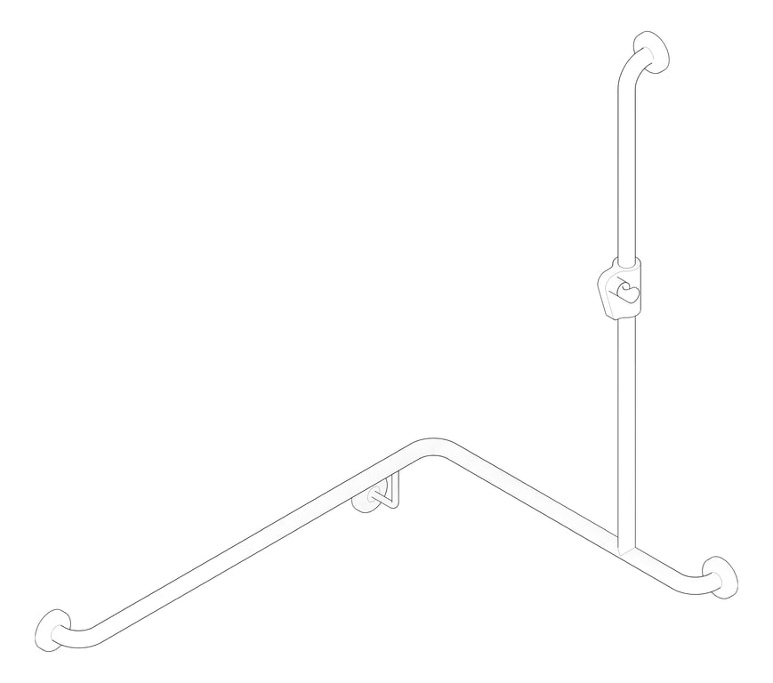 3D Documentation Image of ShowerRail TShape ASIJDMacDonald Corner LH