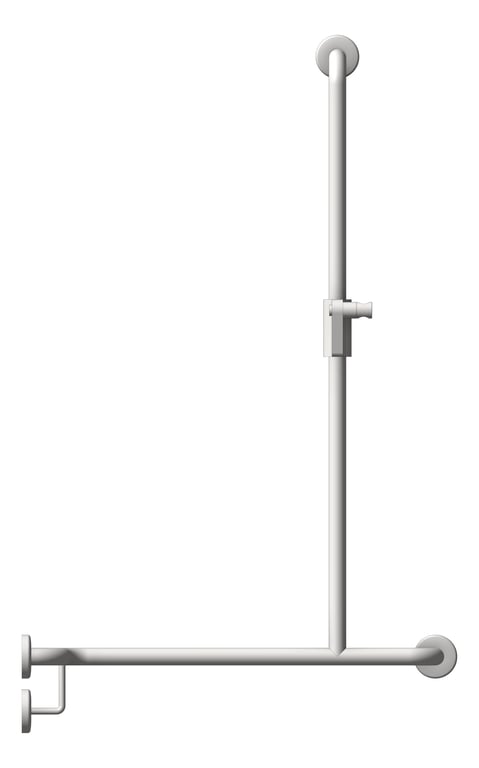 Front Image of ShowerRail TShape ASIJDMacDonald Corner LH