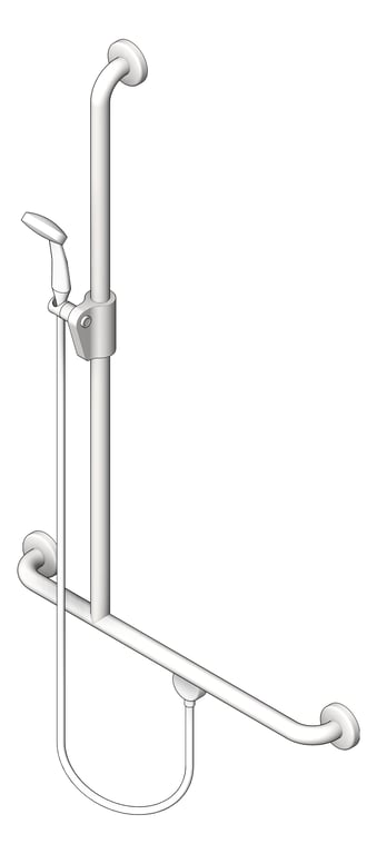 Image of ShowerRail TShape ASIJDMacDonald LH ShowerKit