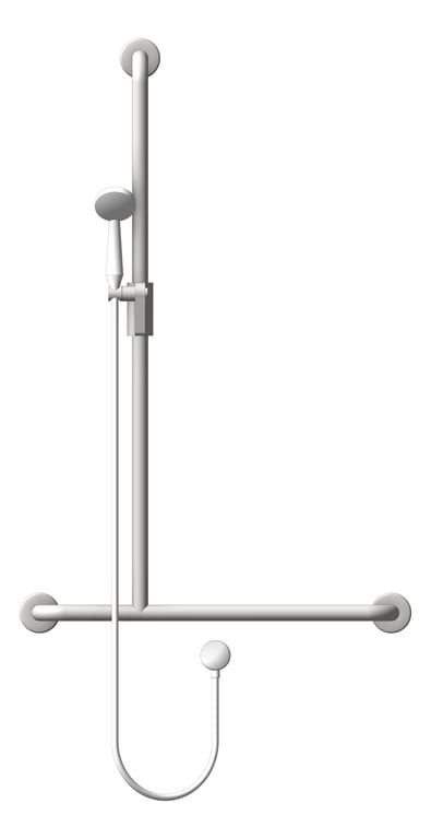 Front Image of ShowerRail TShape ASIJDMacDonald LH ShowerKit