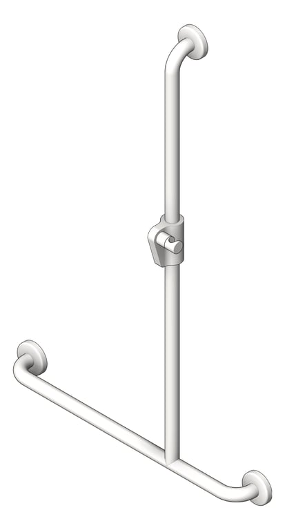 3D Shaded Image of ShowerRail TShape ASIJDMacDonald RH