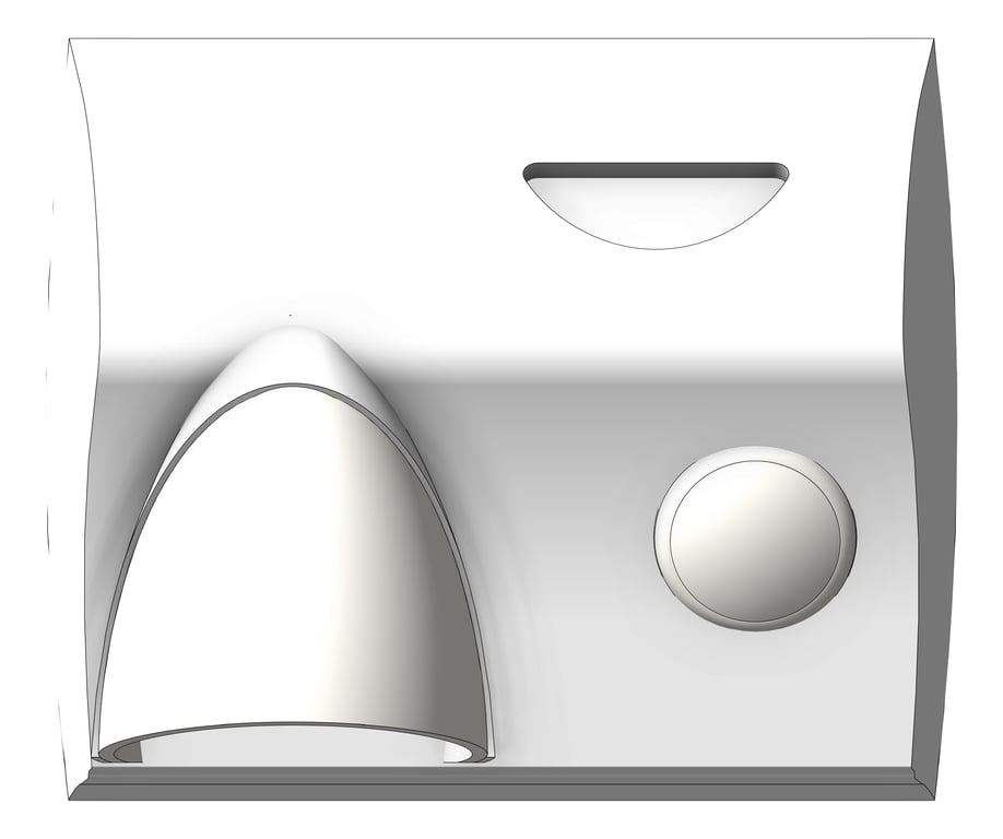 Front Image of HandDryer SurfaceMount ASIJDMacDonald Touchdry