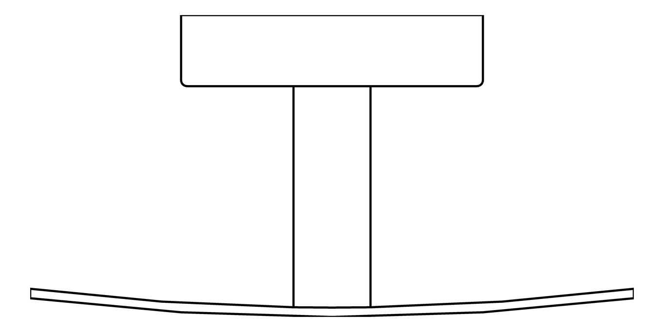 Plan Image of RobeHook SurfaceMount ASIJDMacDonald Double StainlessSteel