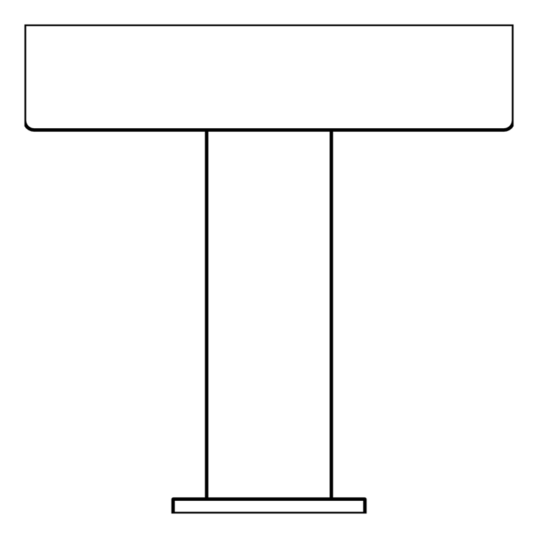 Plan Image of RobeHook SurfaceMount ASIJDMacDonald Single