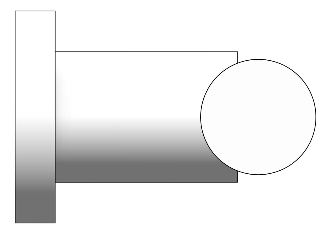 Left Image of RobeHook SurfaceMount ASIJDMacDonald Sorrento Double