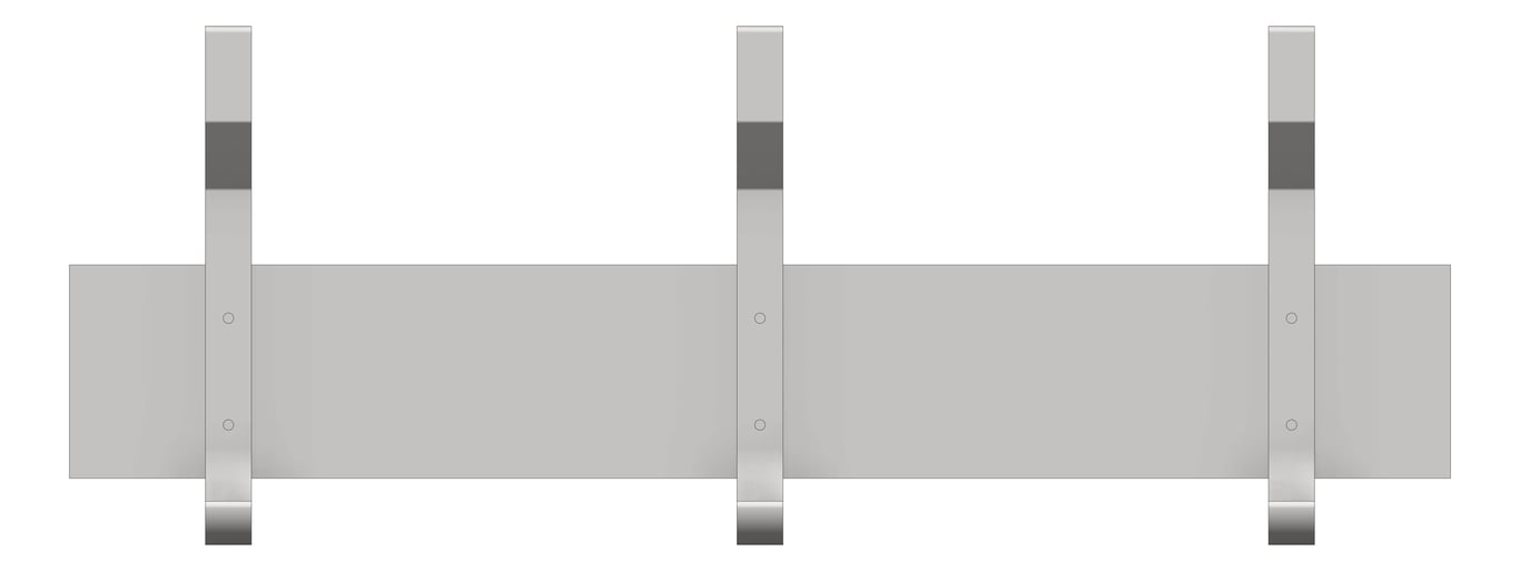 Front Image of UtilityHookStrip SurfaceMount ASIJDMacDonald