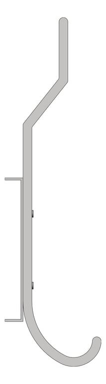 Left Image of UtilityHookStrip SurfaceMount ASIJDMacDonald