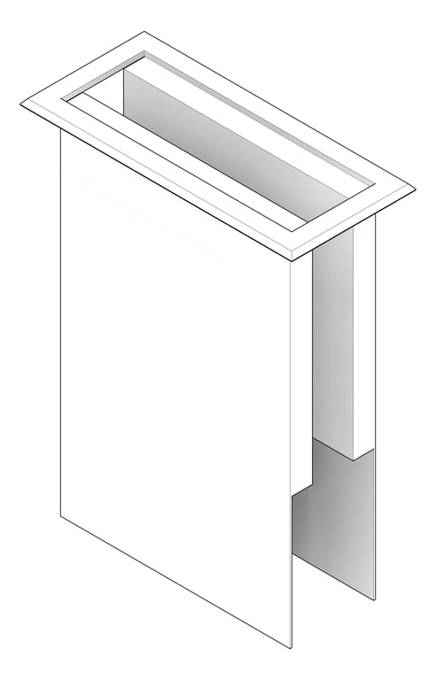 3D Documentation Image of PaperDispenser CounterTop ASIJDMacDonald Traditional FreeFlow Modified