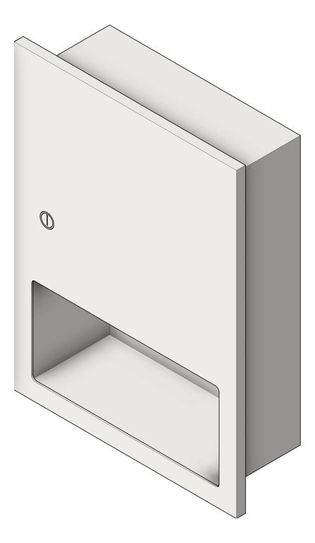 PaperDispenser Recessed ASIJDMacDonald Simplicity