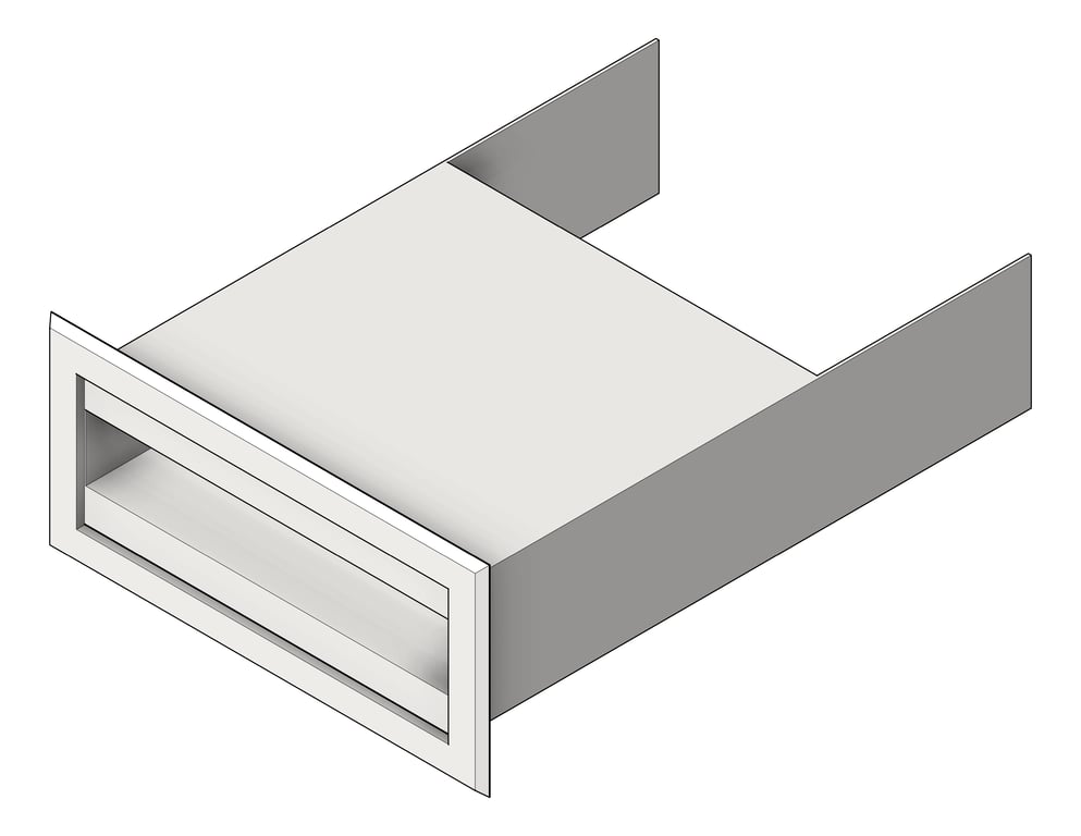 3D Shaded Image of PaperDispenser Recessed ASIJDMacDonald Traditional FreeFlow Modified