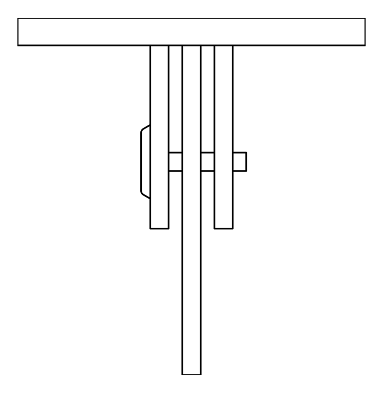 Plan Image of ClothesHook RearMount ASIJDMacDonald Security