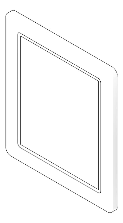 3D Documentation Image of Mirror SurfaceMount ASIJDMacDonald Security WallAnchorPlate