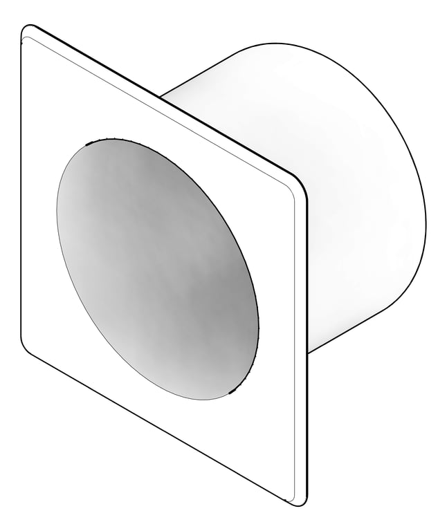 3D Documentation Image of ToiletRollHolder Recessed ASIJDMacDonald FrontMount Security Square