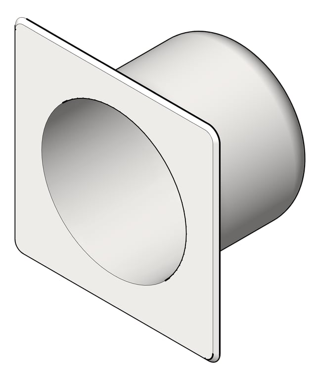 Image of ToiletRollHolder Recessed ASIJDMacDonald RearMount Security Square