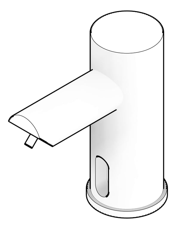 3D Documentation Image of SoapDispenser BenchMount ASIJDMacDonald EzFill Foam StandAlone