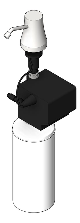 3D Shaded Image of SoapDispenser BenchMount ASIJDMacDonald Roval Automatic