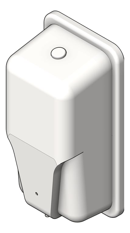3D Shaded Image of SoapDispenser SurfaceMount ASIJDMacDonald Roval Automatic