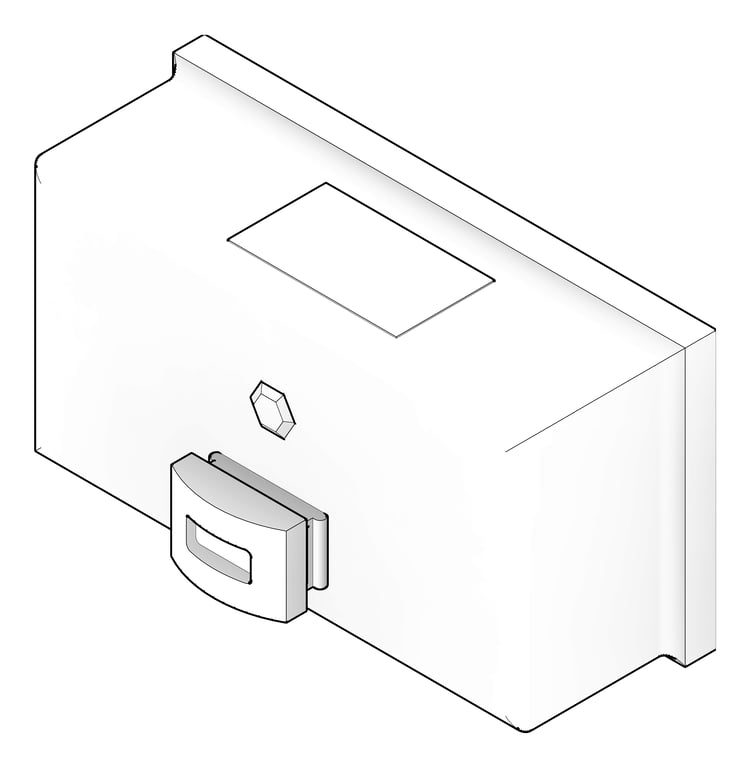 3D Documentation Image of SoapDispenser SurfaceMount ASIJDMacDonald SS Horizontal