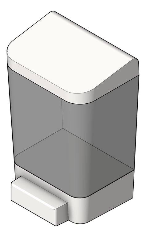 Image of SoapDispenser SurfaceMount ASIJDMacDonald Transparent