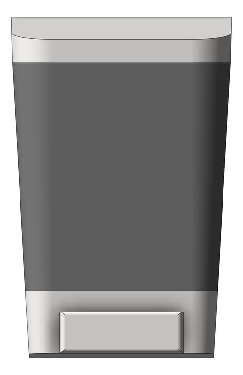 Front Image of SoapDispenser SurfaceMount ASIJDMacDonald Transparent