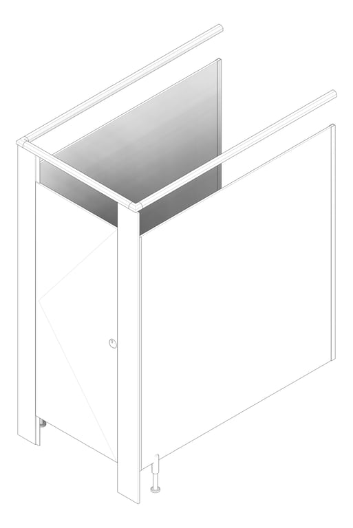 3D Documentation Image of Cubicle FloorMounted ASIJDMacDonald Tranquility