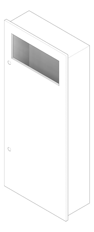 3D Documentation Image of WasteBin Recessed ASIJDMacDonald Simplicity