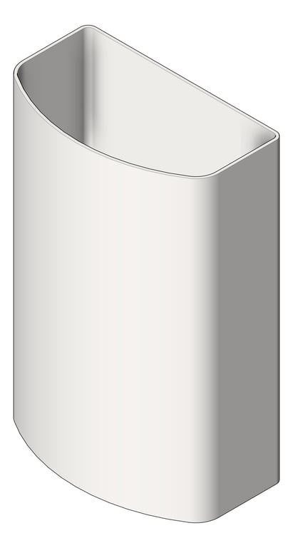 3D Shaded Image of WasteBin SurfaceMount ASIJDMacDonald Roval