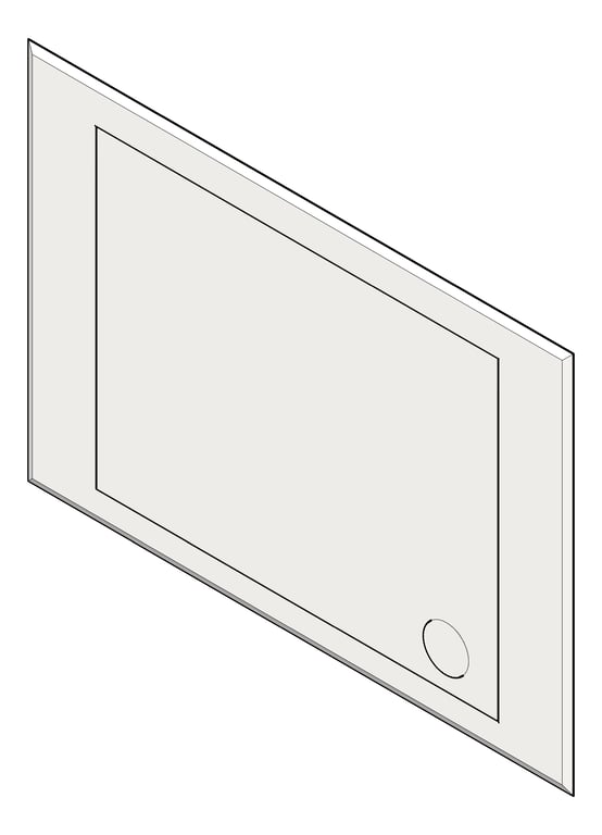 3D Shaded Image of WasteBin VerticalMount ASIJDMacDonald Traditional