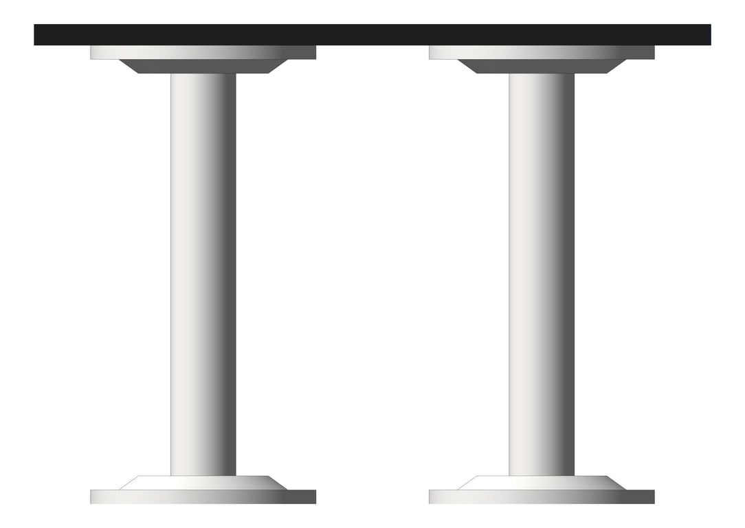 Left Image of Bench FloorMount ASI Phenolic