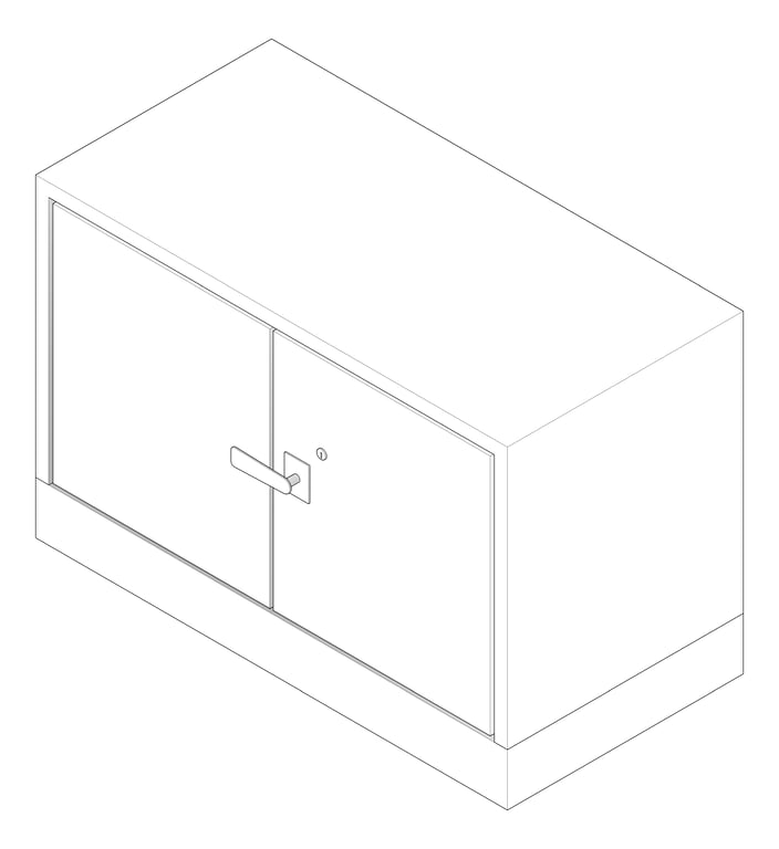 3D Documentation Image of Cabinet Metal ASI Economical